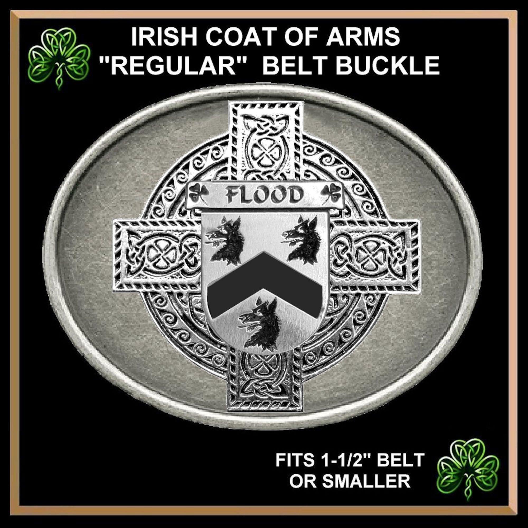 Flood Irish Coat of Arms Regular Buckle