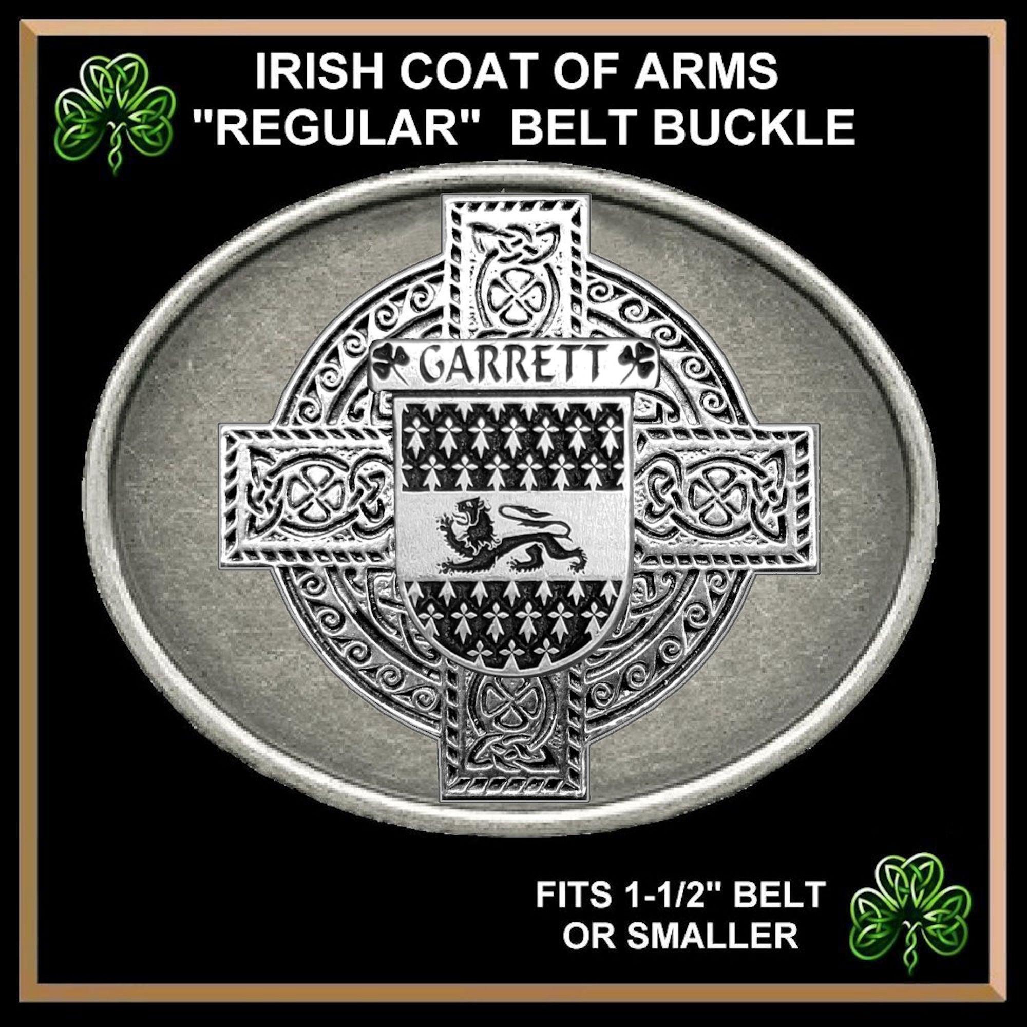 Garrett Irish Coat of Arms Regular Buckle