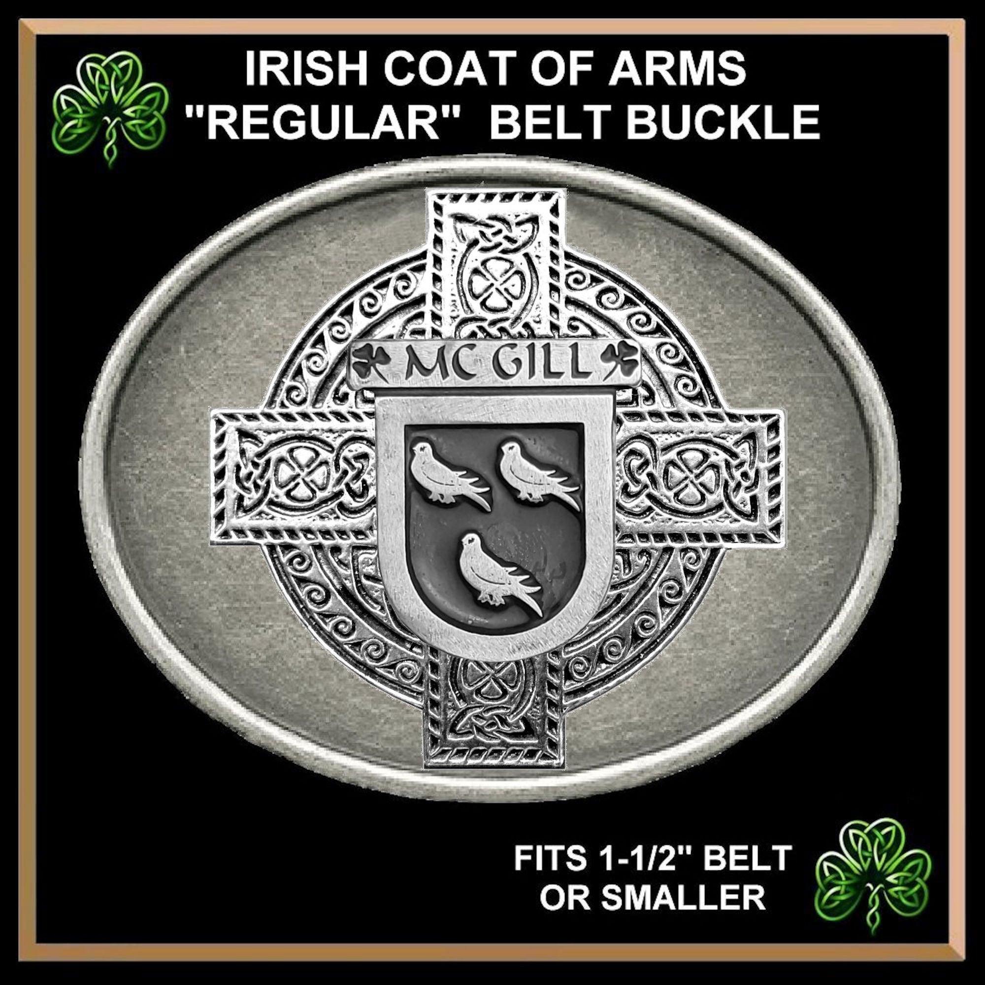 McGill Irish Coat of Arms Regular Buckle
