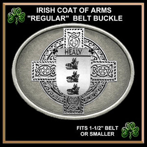 Healy Irish Coat of Arms Regular Buckle