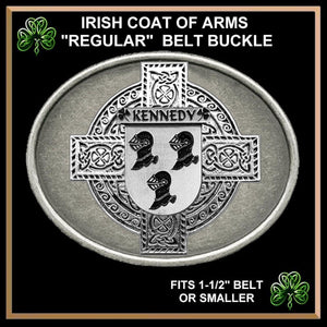 Kennedy Irish Coat of Arms Regular Buckle