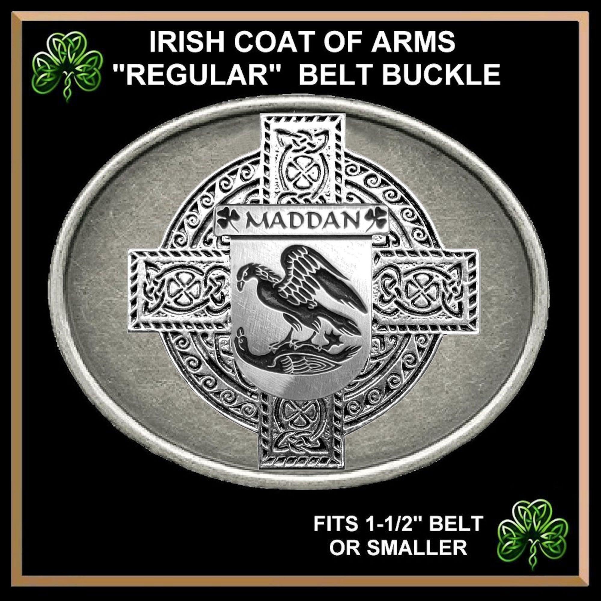 Maddan Irish Coat of Arms Regular Buckle