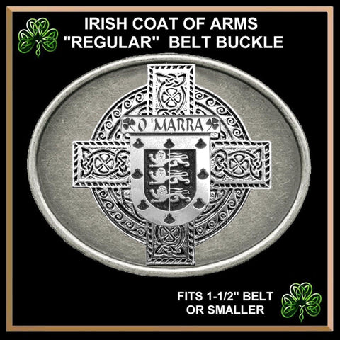 O'Marra Irish Coat of Arms Regular Buckle