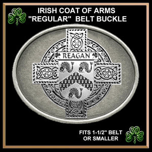 Reagan Irish Coat of Arms Regular Buckle
