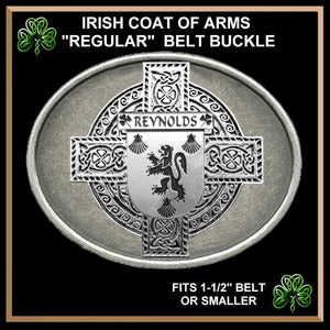 Reynolds Irish Coat of Arms Regular Buckle