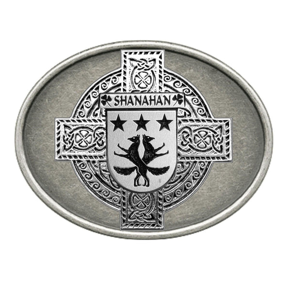 Shanahan Irish Coat of Arms Regular Buckle
