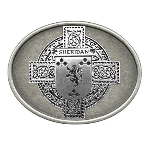 Sheridan Irish Coat of Arms Regular Buckle