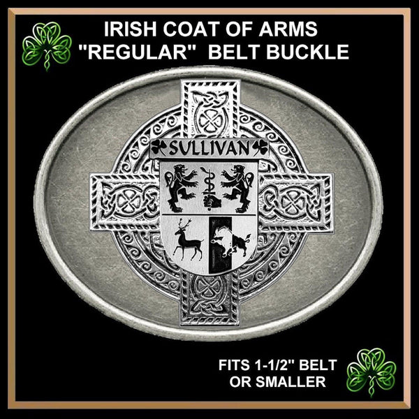 Sullivan Irish Coat of Arms Regular Buckle