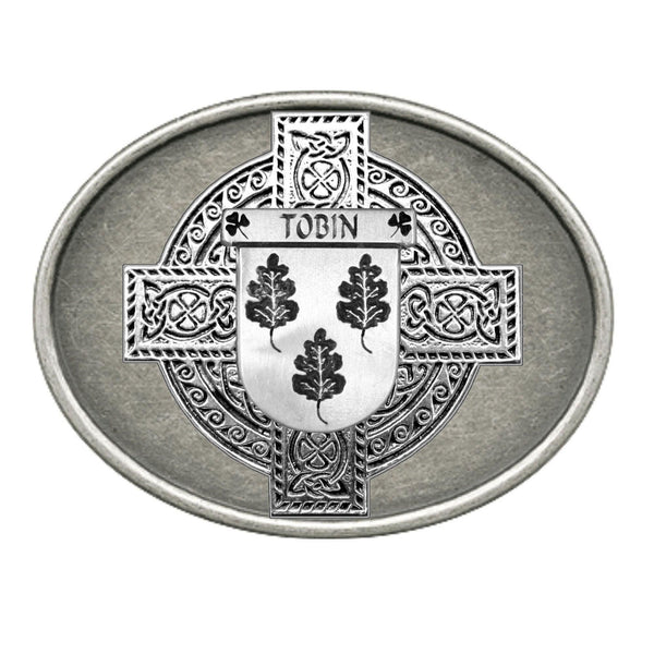 Tobin Irish Coat of Arms Regular Buckle