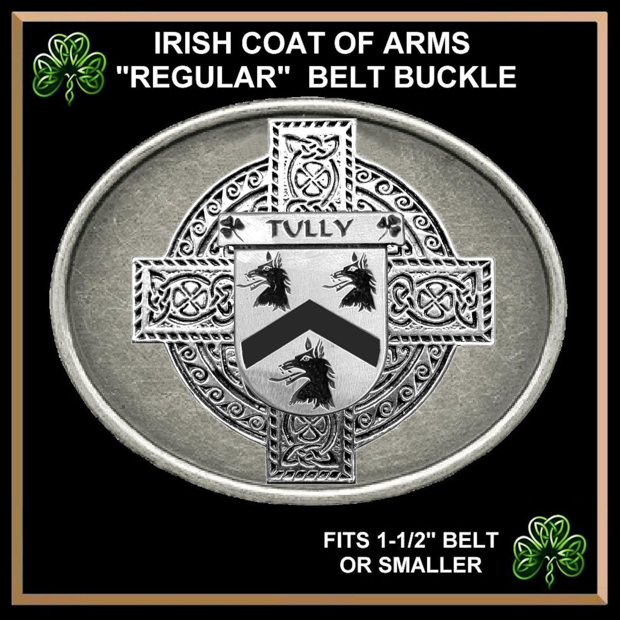 Tully Irish Coat of Arms Regular Buckle