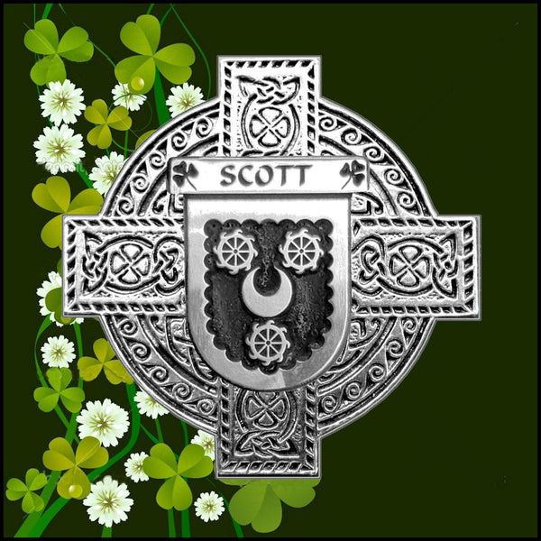 Scott Irish Coat of Arms Badge Beer Mug Glass Tankard