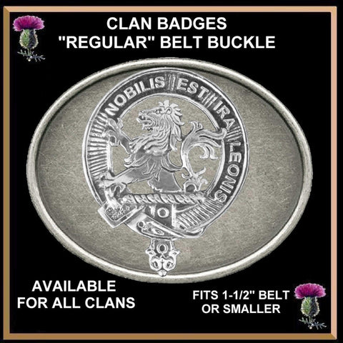 Inglis Clan Crest Regular Buckle