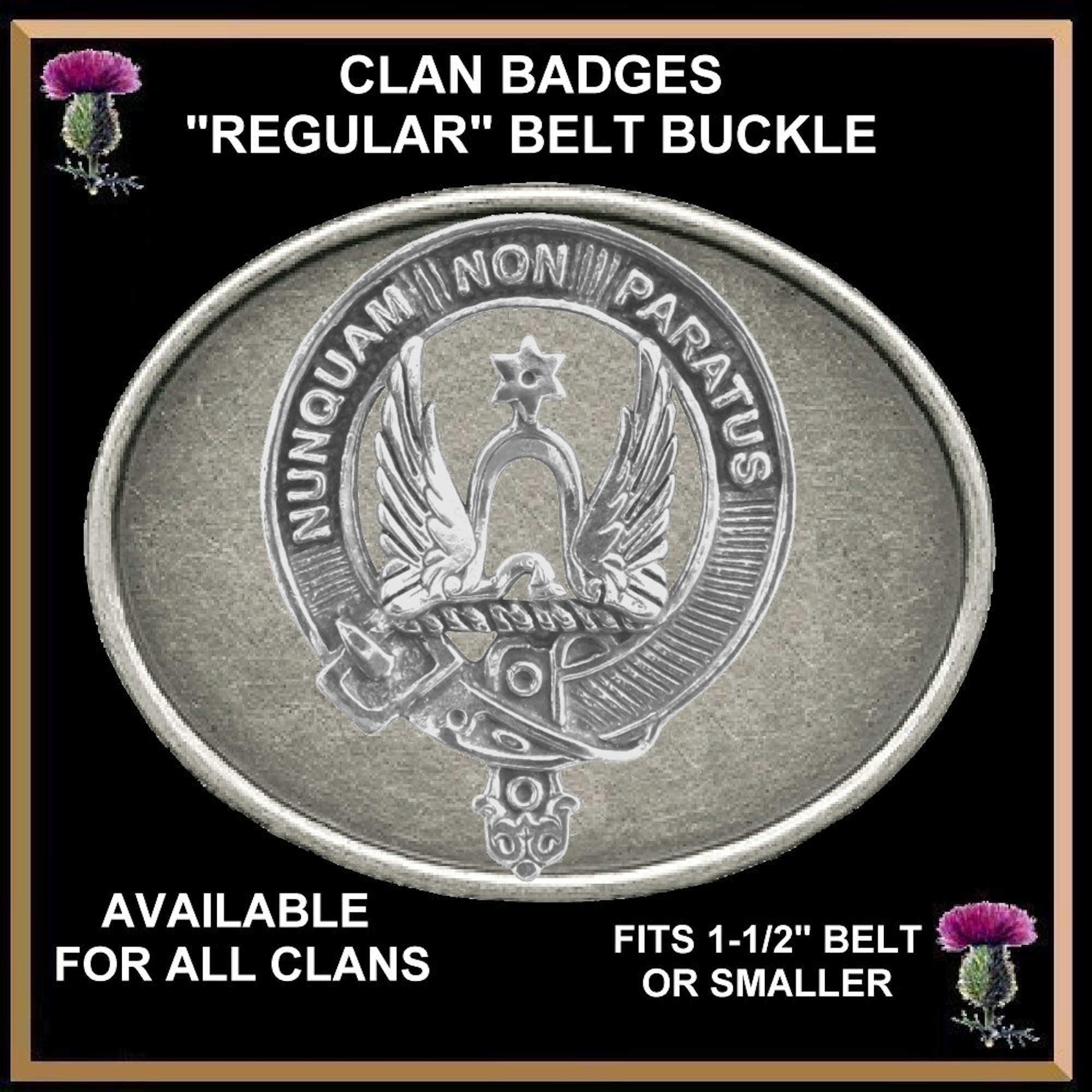 Johnston Clan Crest Regular Buckle