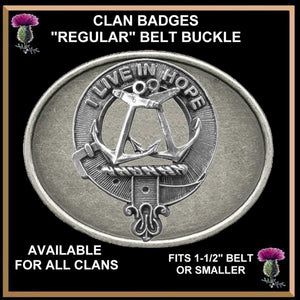 Kinnear Clan Crest Regular Buckle