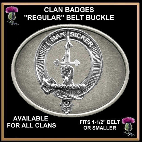 Kirkpatrick Clan Crest Regular Buckle