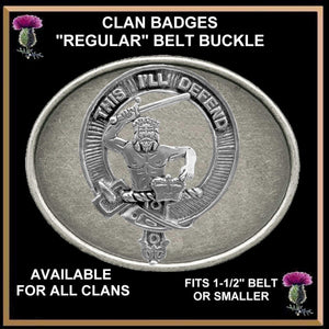MacFarlane Clan Crest Regular Buckle