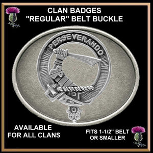MacKellar Clan Crest Regular Buckle
