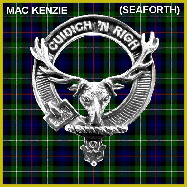 MacKenzie Seaforth Clan Crest Regular Buckle