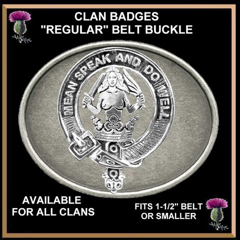 Urquhart Clan Crest Regular Buckle