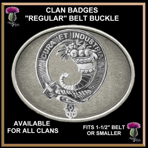 Walker Clan Crest Regular Buckle
