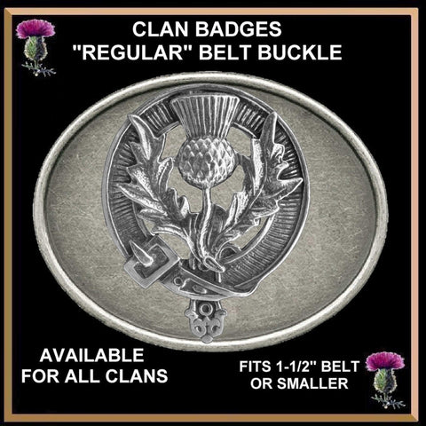 Thistle Clan Crest Regular Buckle
