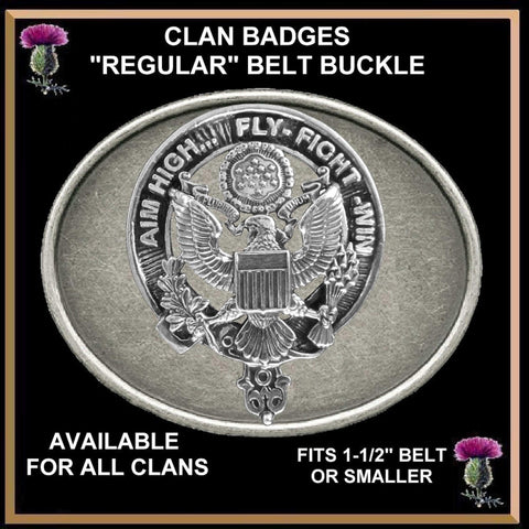 US Air Force Cian Clan Crest Regular Buckle