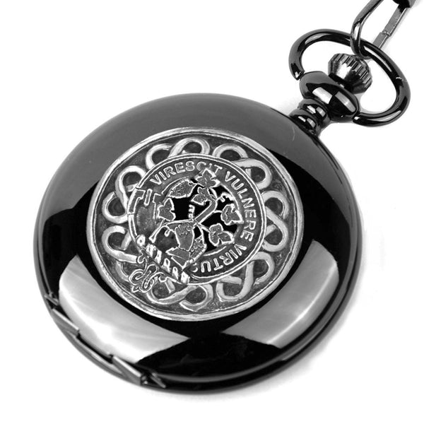 Burnett Scottish Clan Crest Pocket Watch