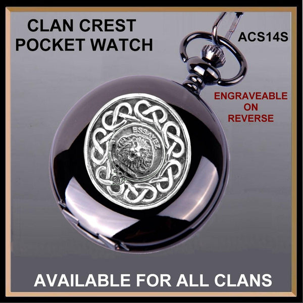 Dundas Scottish Clan Crest Pocket Watch
