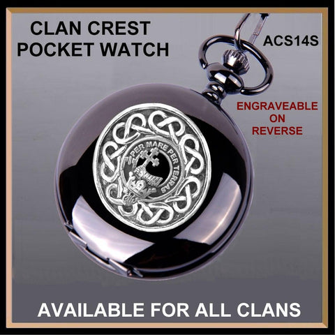 MacDonald Scottish Clan Crest Pocket Watch