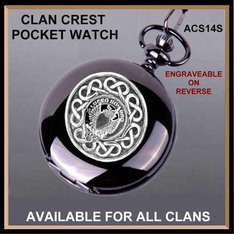 Smith Crest  Pocket Watch Black