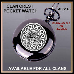 Somerville Scottish Clan Crest Pocket Watch