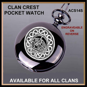 Thompson Scottish Clan Crest Pocket Watch
