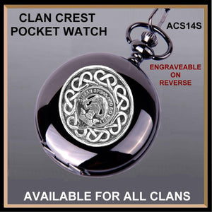Urquhart Scottish Clan Crest Pocket Watch