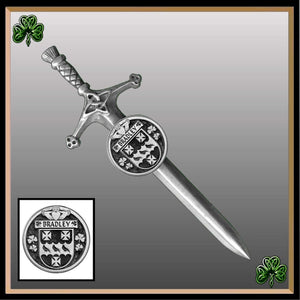 Bradley Irish Coat of Arms Disk Kilt Pin