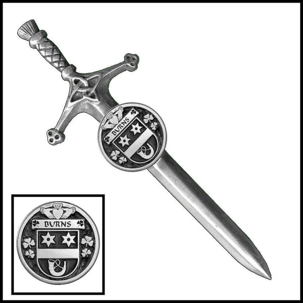 Burns Irish Coat of Arms Disk Kilt Pin