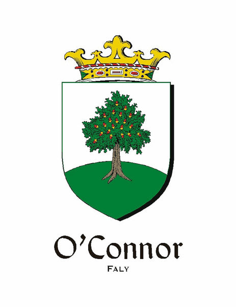 O'Connor Offlay Irish Coat of Arms Disk Kilt Pin