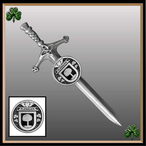 Flanagan Irish Coat of Arms Disk Kilt Pin