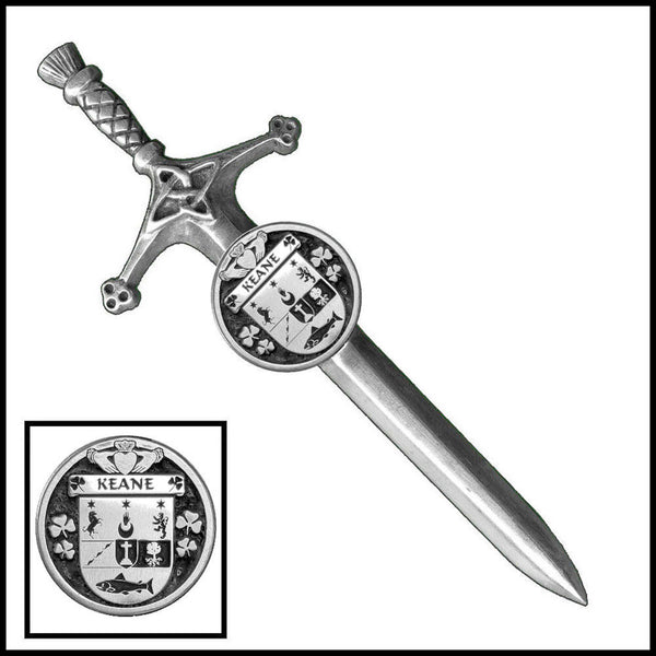 Keane Irish Coat of Arms Disk Kilt Pin