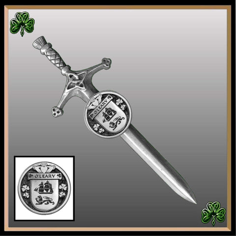 O'Leary Irish Coat of Arms Disk Kilt Pin