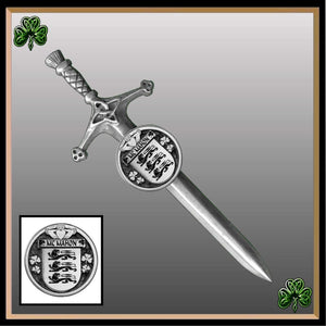 McMahon Irish Coat of Arms Disk Kilt Pin