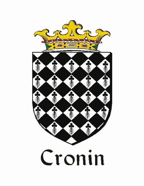 Cronin Irish Coat of Arms Celtic Cross Pendant ~ IP04