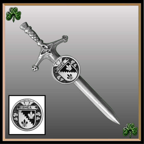Shea Irish Coat of Arms Disk Kilt Pin