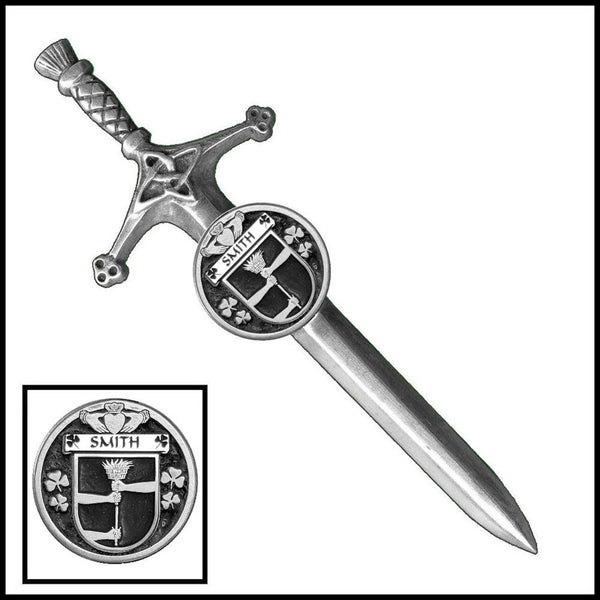 Smith Irish Coat of Arms Disk Kilt Pin