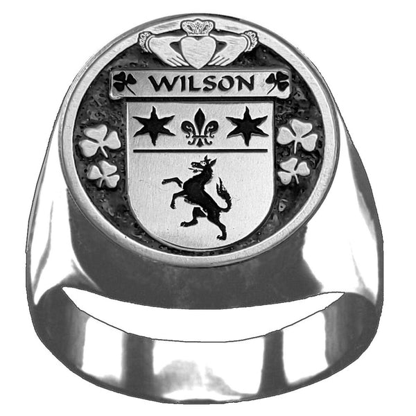Wilson Irish Coat of Arms Gents Ring IC100