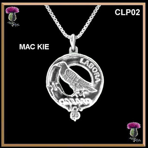 MacKie Clan Crest Scottish Pendant CLP02