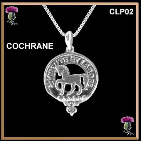 Cochrane Clan Crest Scottish Pendant CLP02