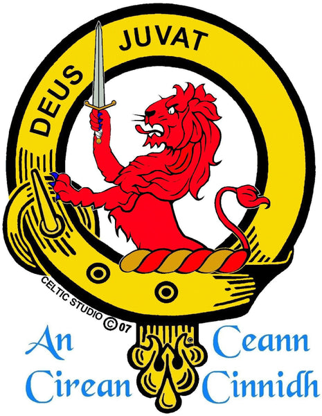 MacDuff Clan Crest Celtic Cross Pendant Scottish ~ CLP04