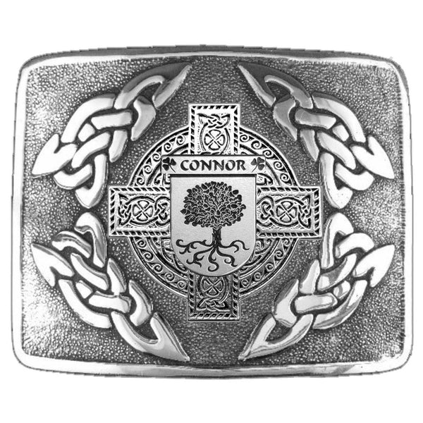 O'Connor Don Irish Coat of Arms Interlace Kilt Buckle
