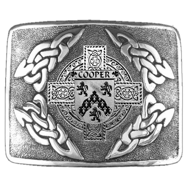 Cooper Irish Coat of Arms Interlace Kilt Buckle