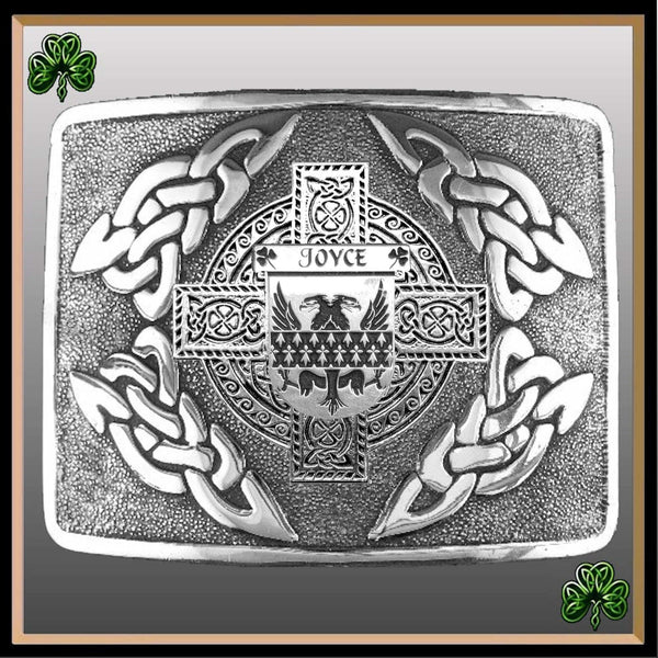 Joyce Irish Coat of Arms Interlace Kilt Buckle